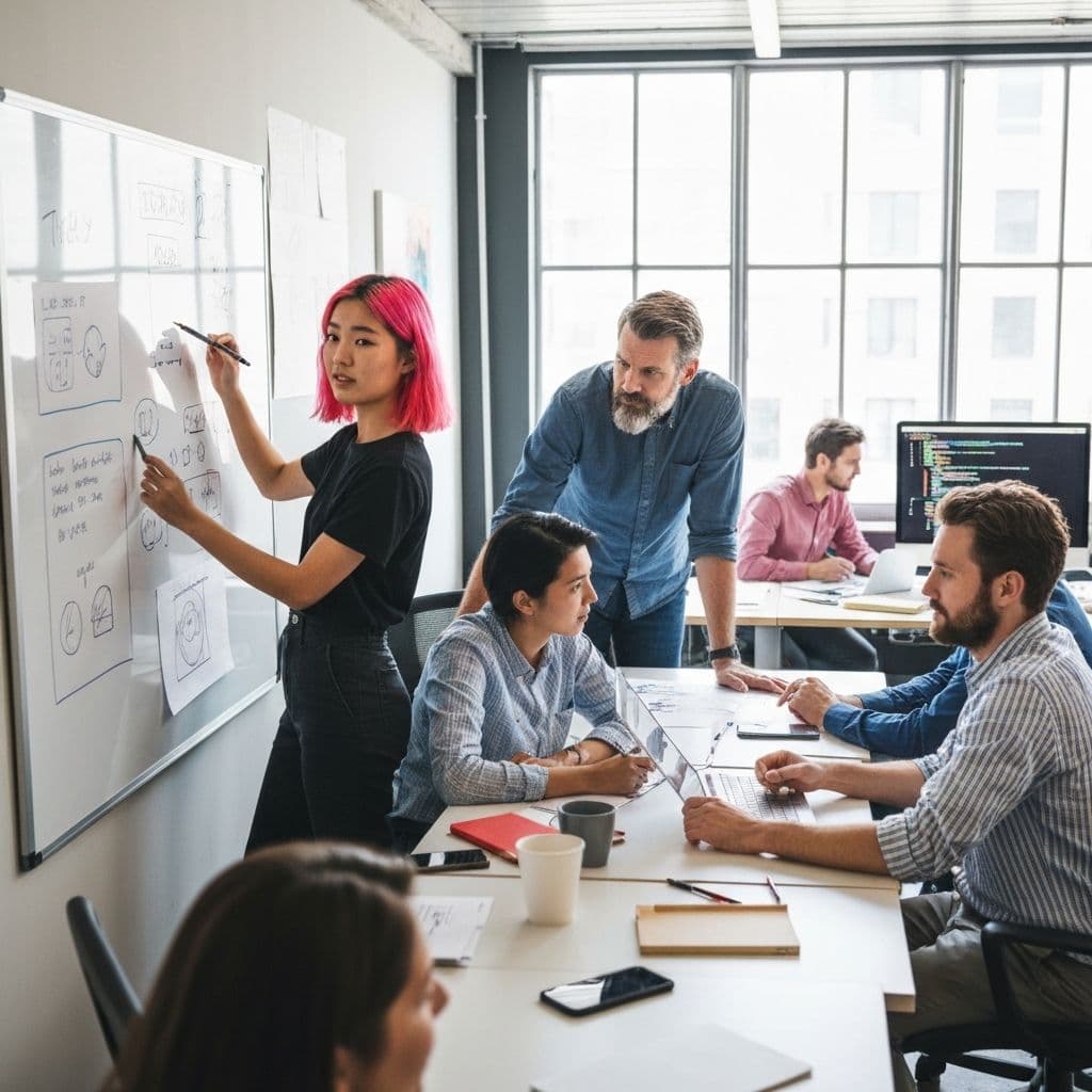 Jenoza team working together